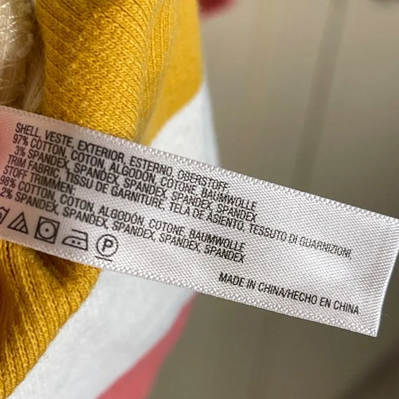 Soft Cotton  Striped Multicolor Long Sleeve Dress - Picture 7 of 10